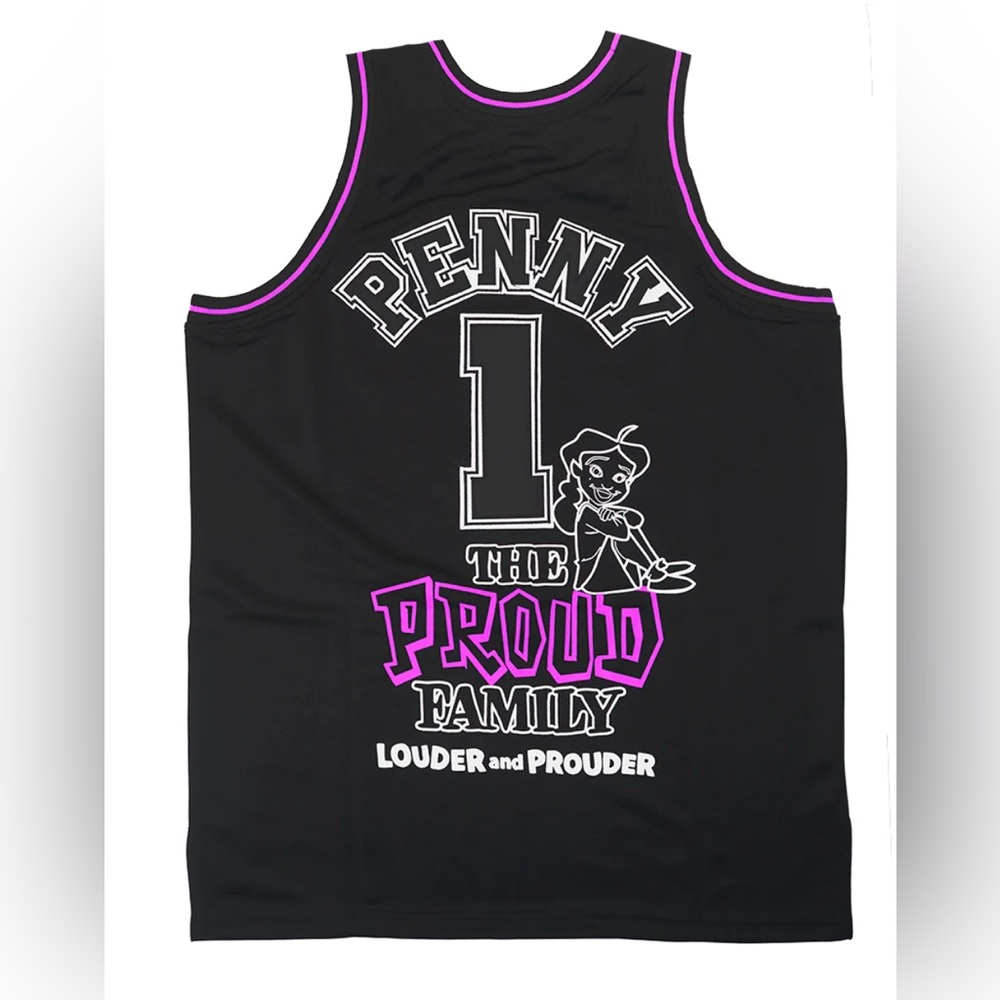 Penny Proud Family Headgear Classics Black & Purple Basketball Jersey- NWT